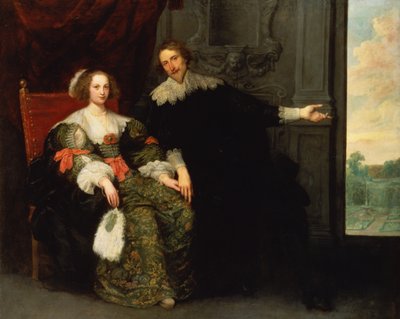 Portrait of a Man and His Wife by Cornelis de Vos